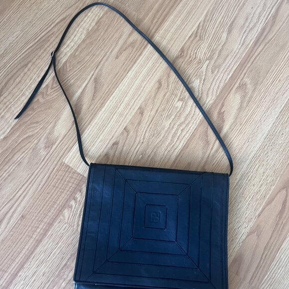 Vintage Fendi Leather Crossbody Purse - Picture 3 of 10